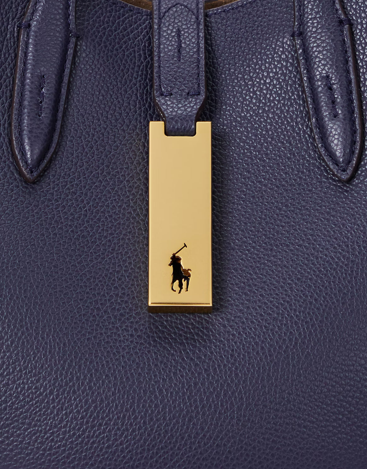 Ralph Lauren Small Navy Blue Tote