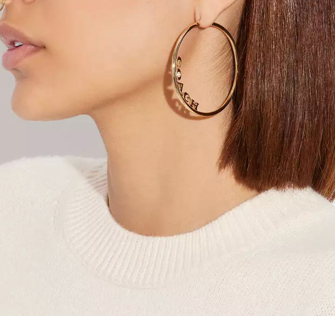 Coach Hoop Earrings