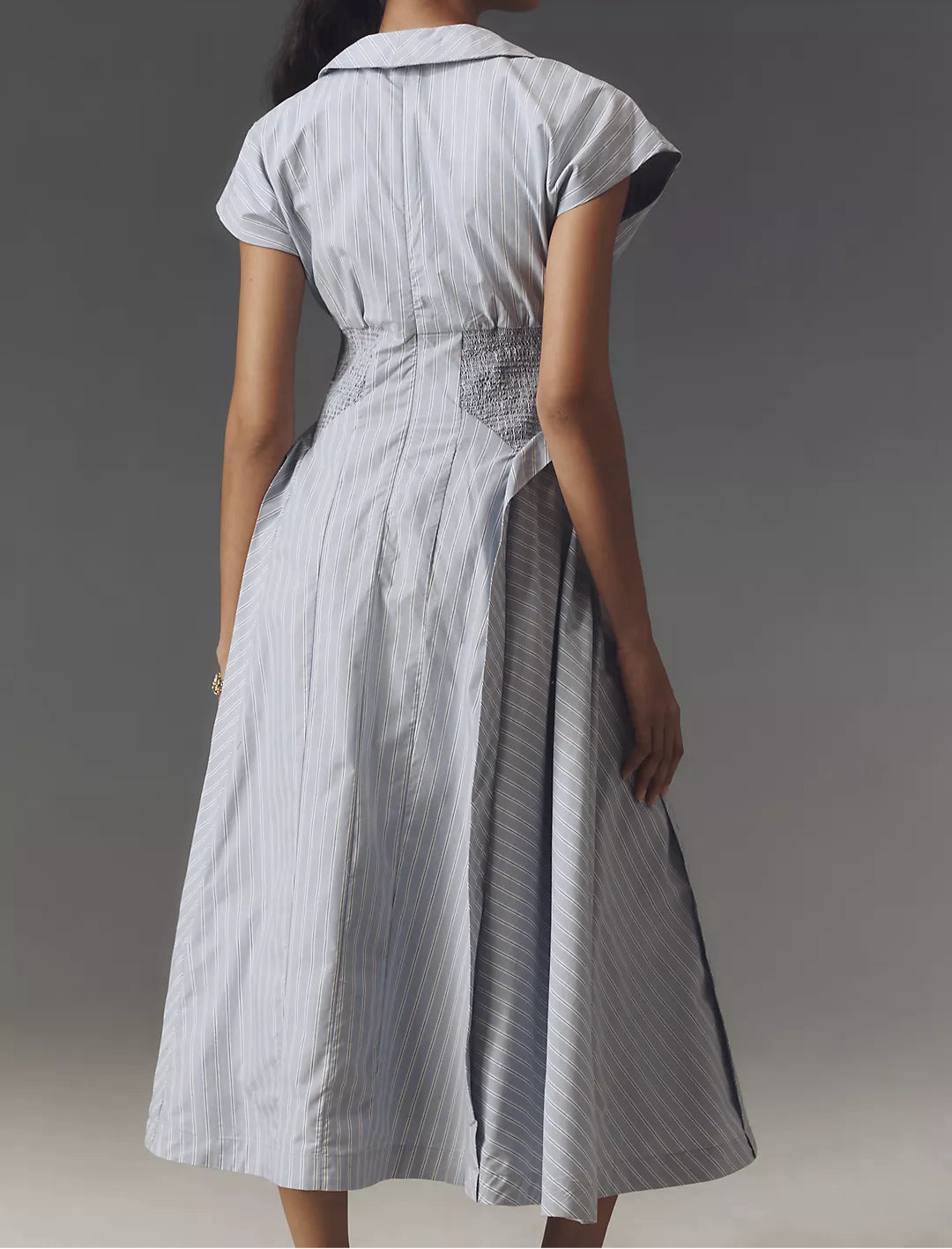 Anthropology Plated Dress