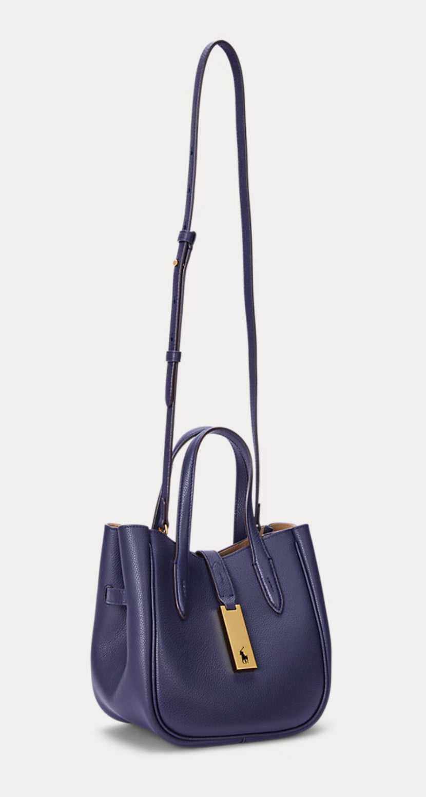 Ralph Lauren Small Navy Blue Tote