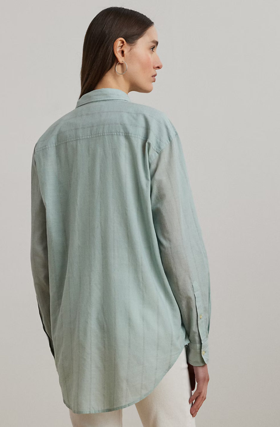 Ralph Lauren Oversized Broadcloth Button Down