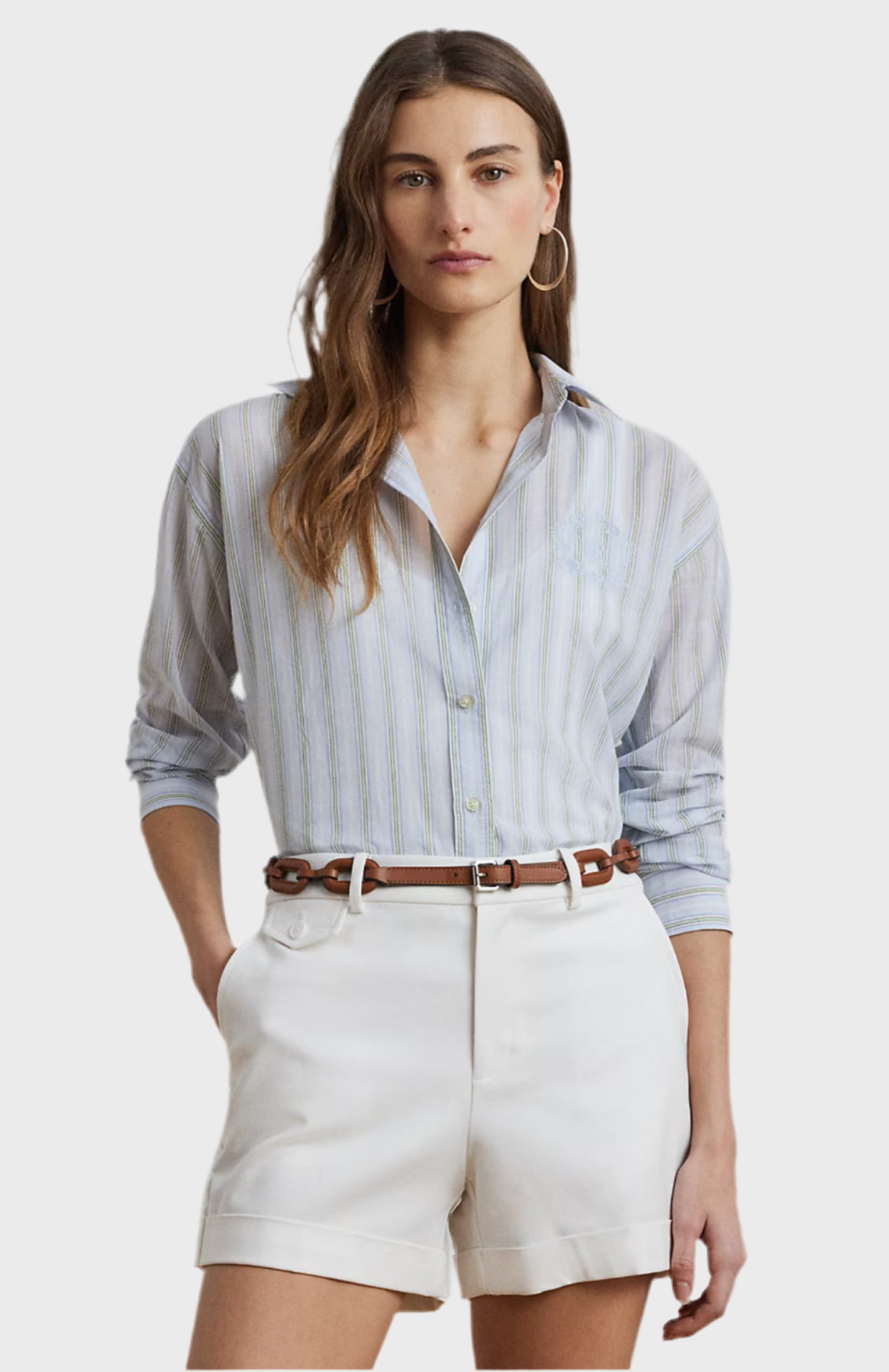 Ralph Lauren Oversized Broadcloth Button Down