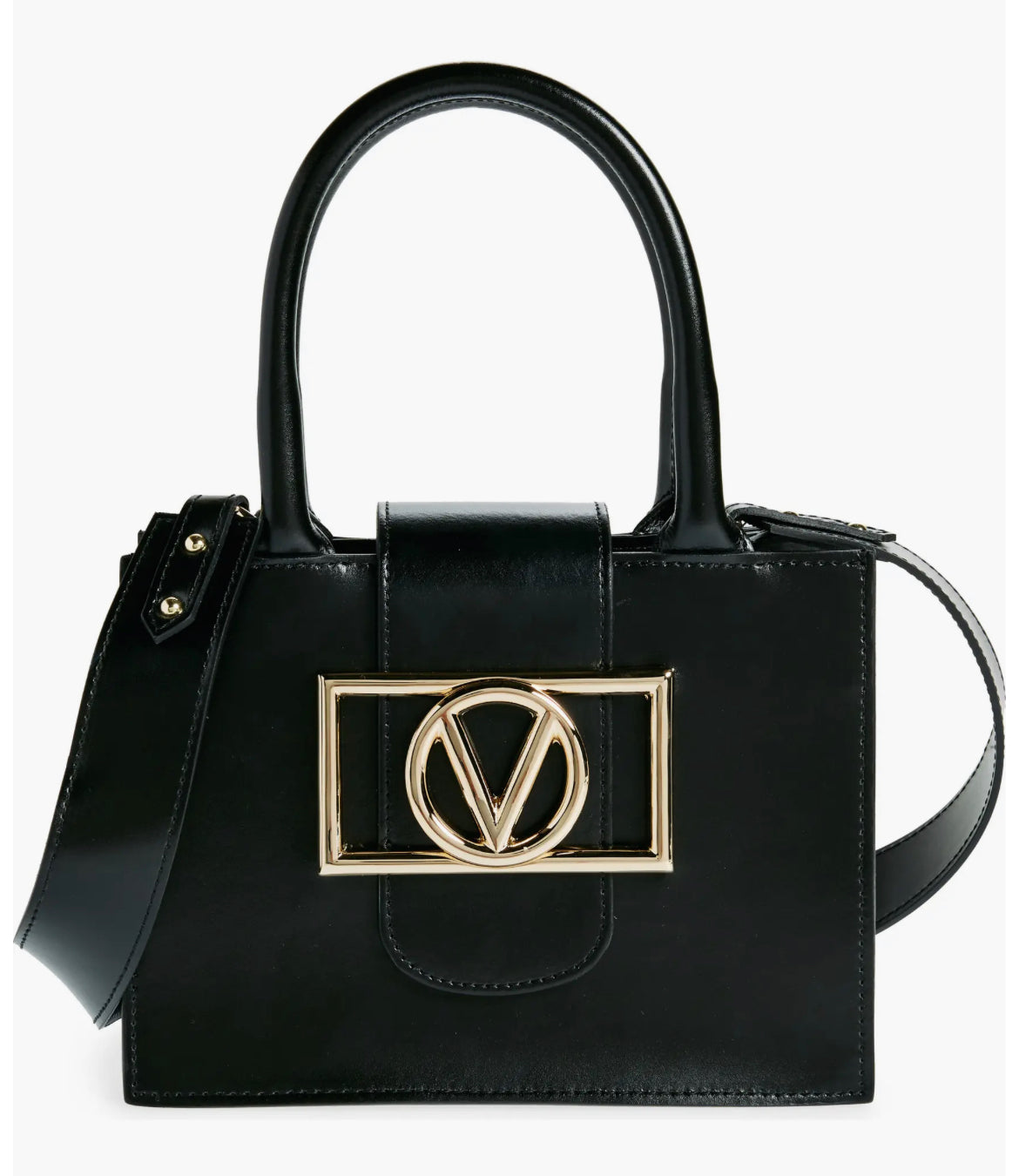 Valentino Aimee Super V Leather Satchel Bag