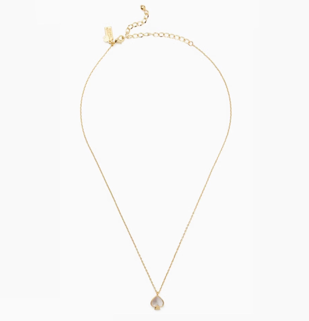 Kate Spade New York Signature Spade Mini Pendant Necklace