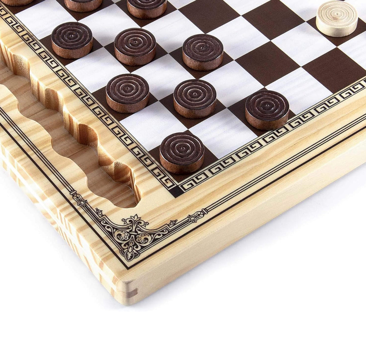 Checkers Board Game - Premium Quality