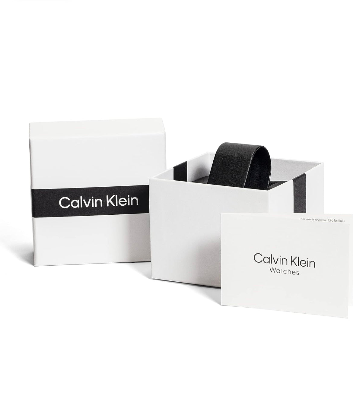 Calvin Klein White Leather Watch