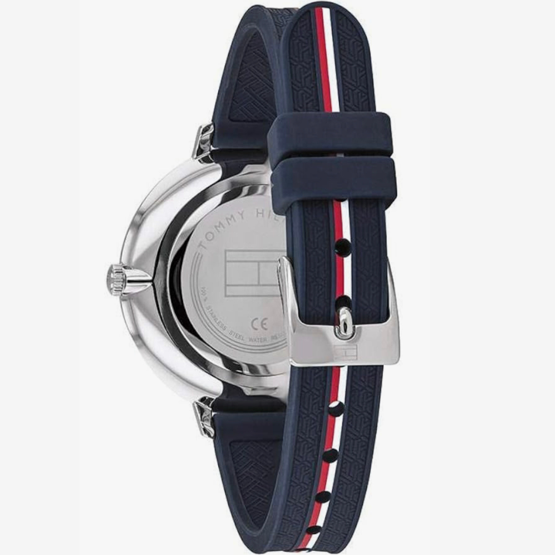 Tommy Hilfiger Watch with Silicone Strap - Navy Blue