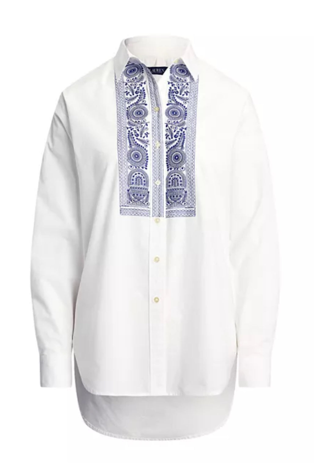 Ralph Lauren Geo Embroidered Button Down