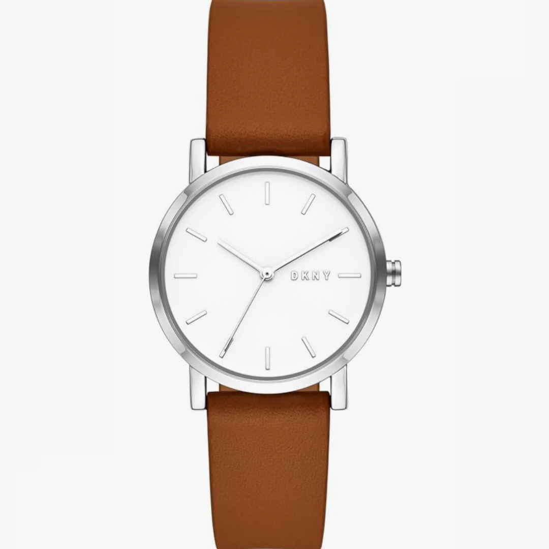 DKNY Soho Brown Leather Watch