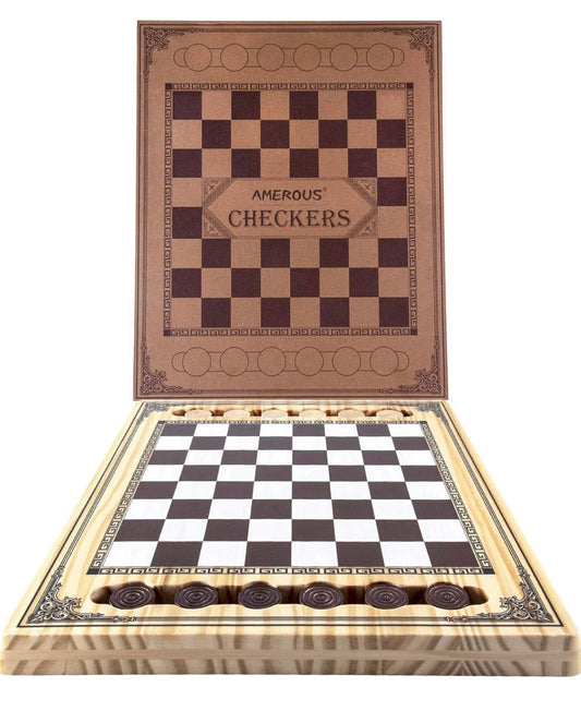 Checkers Board Game - Premium Quality