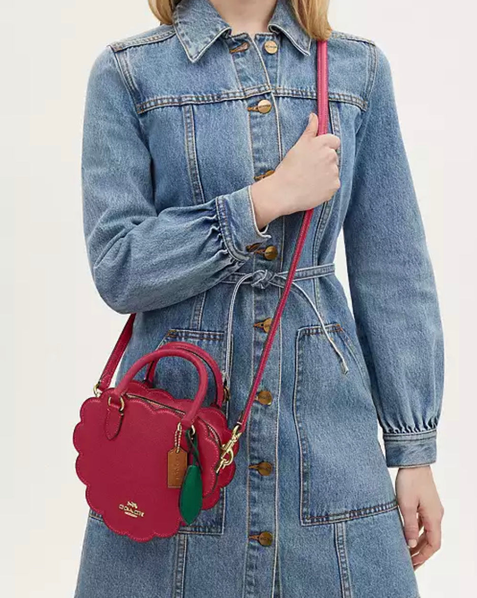 Coach Raspberry Crossbody Bag