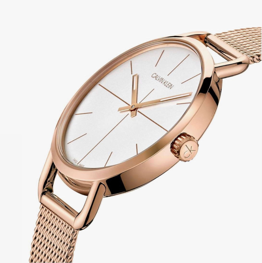 Calvin Klein Stainless Steel Rose-Gold Tone Watch