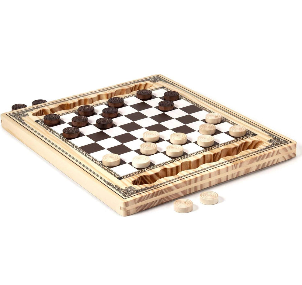 Checkers Board Game - Premium Quality