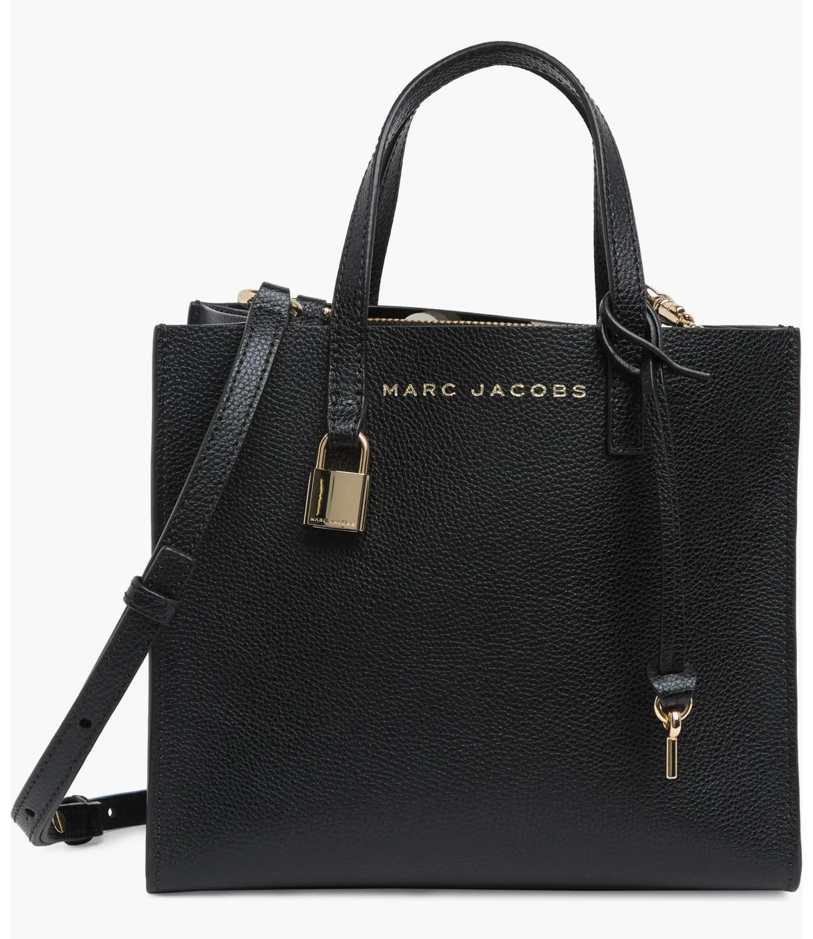 Marc Jacobs Mini Grind Coated Leather Tote Bag