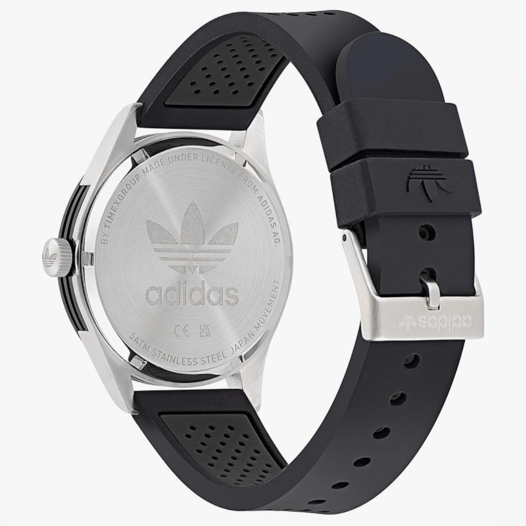 adidas Black Silicone Strap Watch