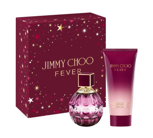 Jimmy Choo Fever 2 Piece Set (2.0 OZ Eau De Parfum, 3.3 OZ Body Lotion)