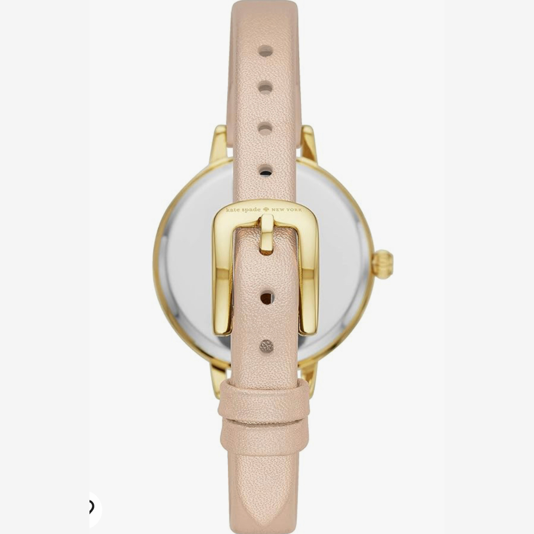 Kate Spade New York Metro Blush Pink Leather Watch