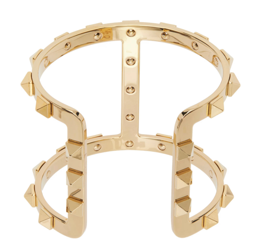 Valentino Gavaravani Rockstud Cuff Bracelet