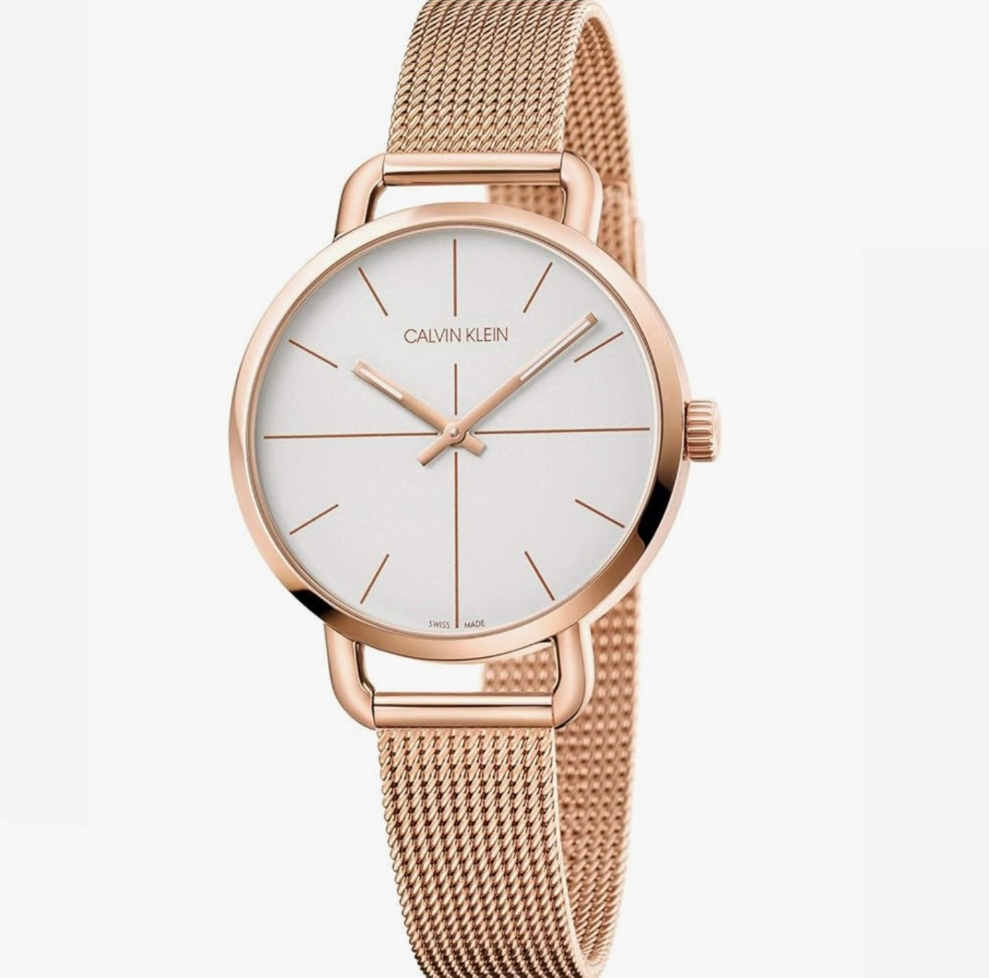 Calvin Klein Stainless Steel Rose-Gold Tone Watch