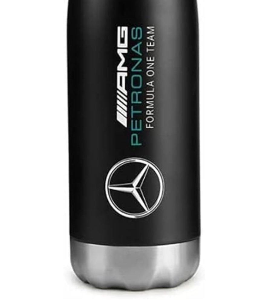 Mercedes AMG Petronas Formula One Team - Official Formula 1 Merchandise - Water Bottle - Black - 500ml