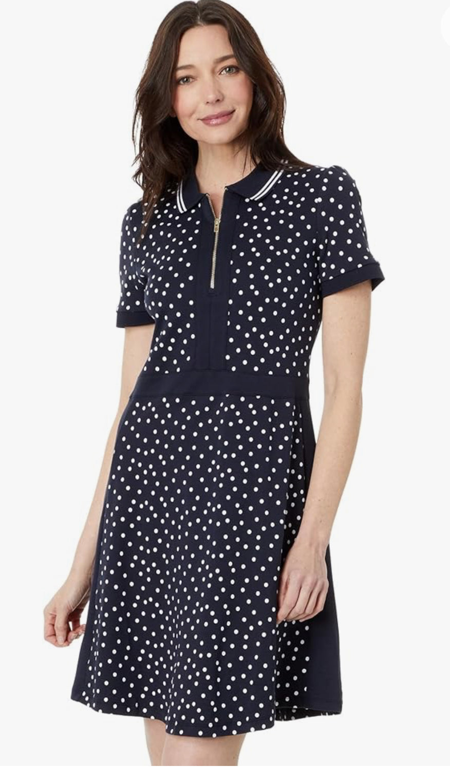 Tommy Hilfiger Women Zip Dot Dress