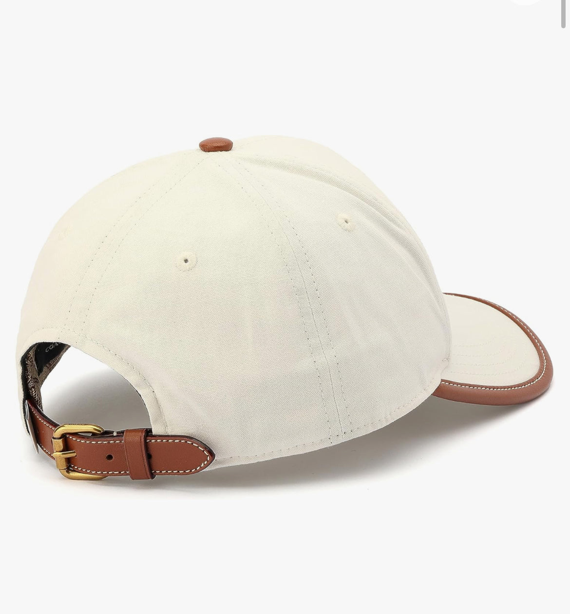 Coach C Cotton Canvas Baseball cap