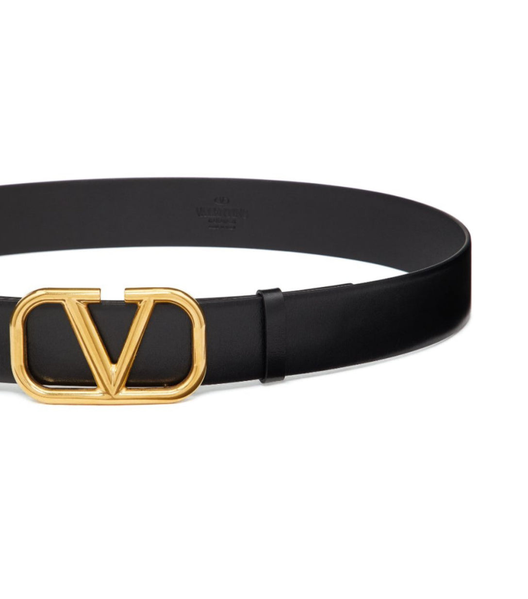 Valentino Garavani Black Black VLogo Signature Belt