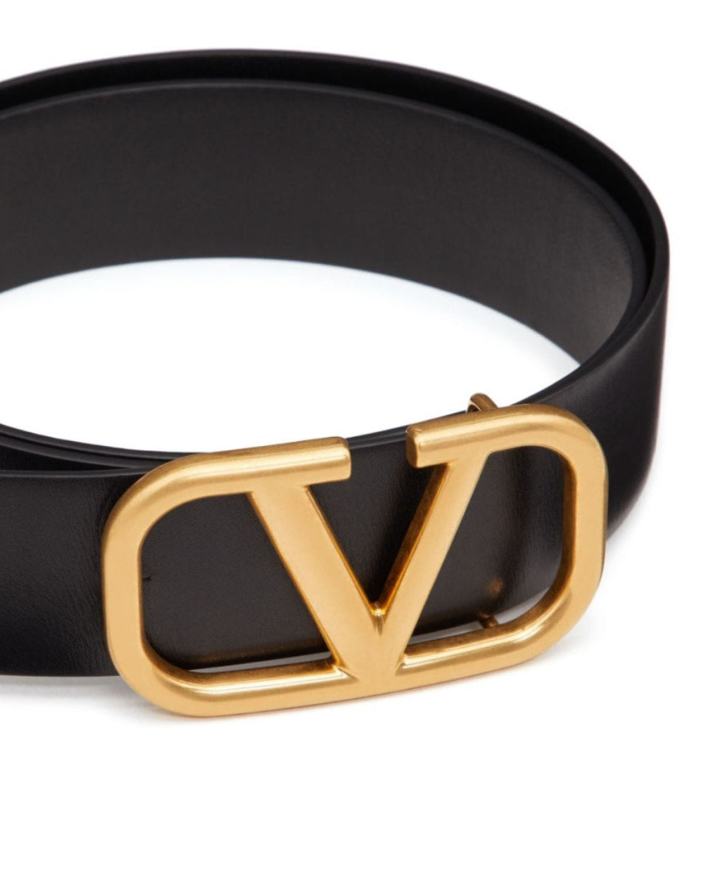 Valentino Garavani Black Black VLogo Signature Belt