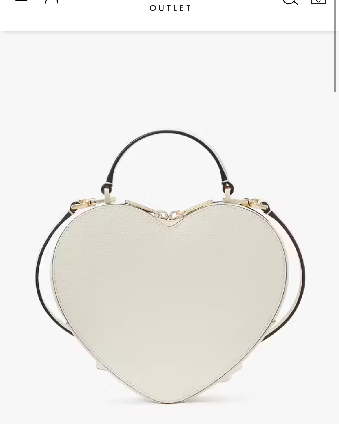 Kate Spade New York Leather and Straw Heart Crossbody bag