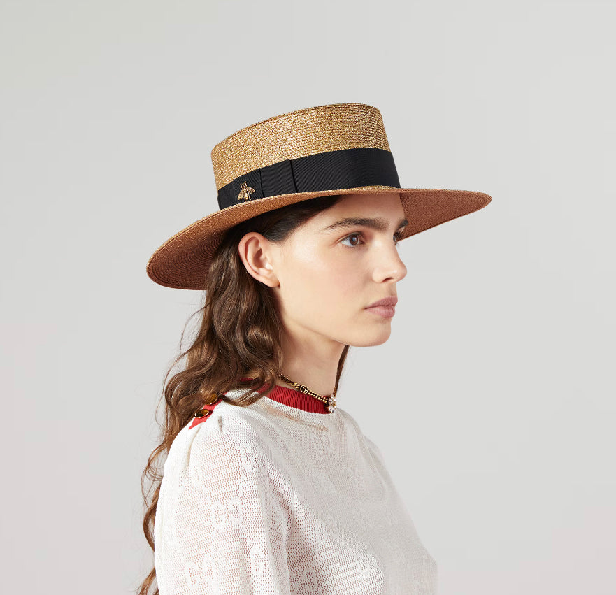 Gucci Lamé Papier Hat