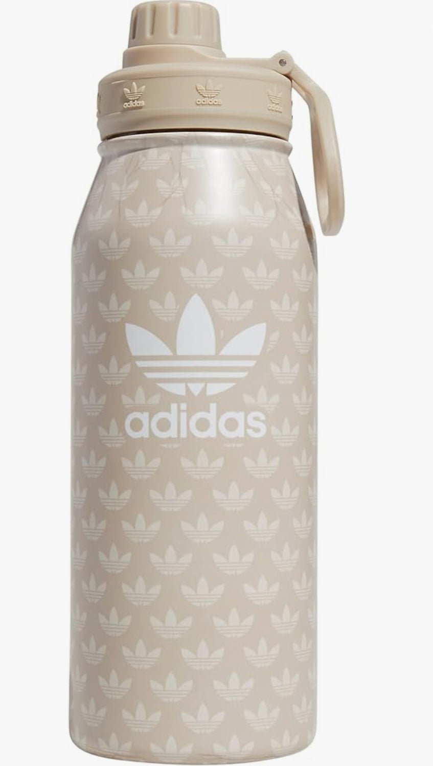 adidas Originals 1 Liter (32 Oz) Metal Water Bottle, Hot/Cold Double-Walled Insulated 18/8 Stainless Steel