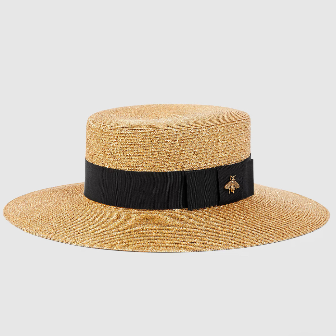 Gucci Lamé Papier Hat