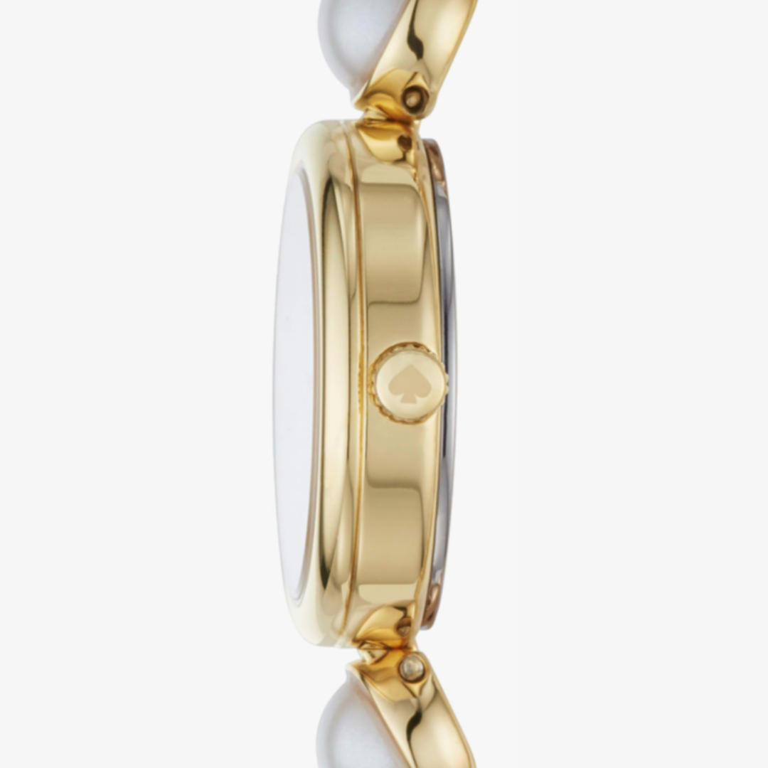 Kate Spade New York Gold Tone - White Pearl - Watch (Monroe Jewelry Inspired)