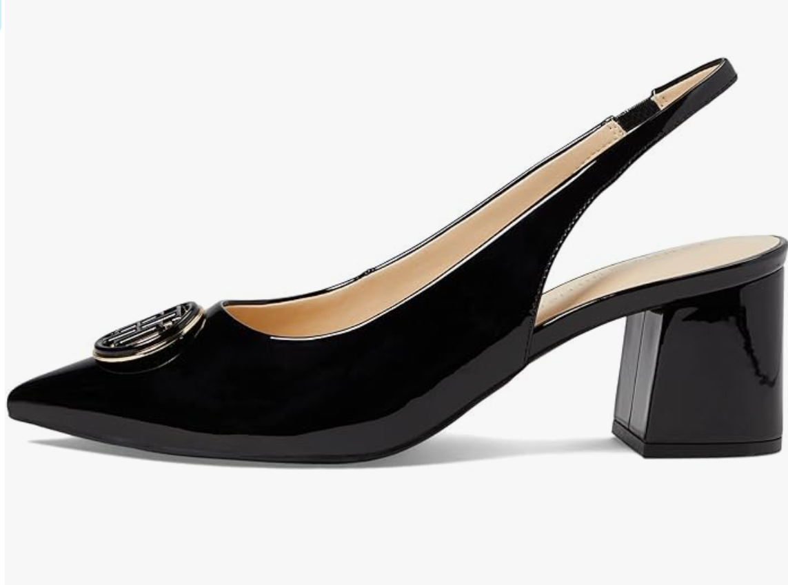 Tommy Hilfiger Pointed Toe Squared Pumps