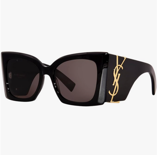 Saint Laurent Oversized Black Blaze Sunglasses