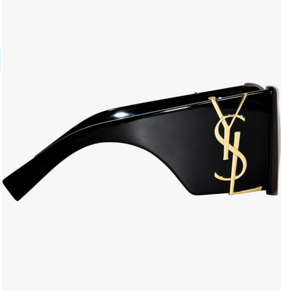 Saint Laurent Oversized Black Blaze Sunglasses