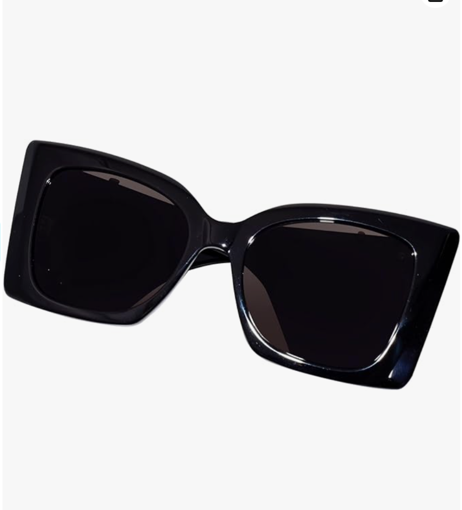 Saint Laurent Oversized Black Blaze Sunglasses