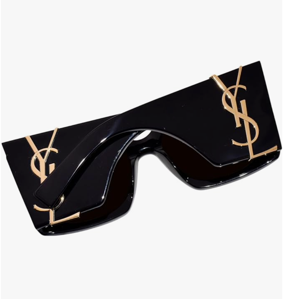 Saint Laurent Oversized Black Blaze Sunglasses