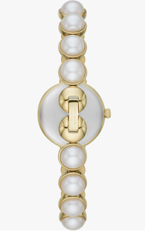 Kate Spade New York Gold Tone - White Pearl - Watch (Monroe Jewelry Inspired)